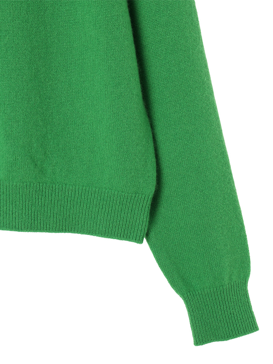 cashmere high neck KNIT cardigan【large】
