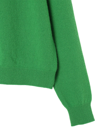 cashmere high neck KNIT cardigan【large】