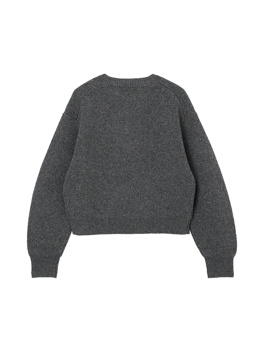 bent elbow wool KNIT