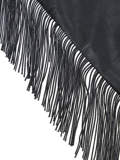 triangle fringe scarf