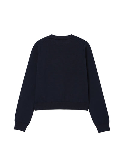 NKNIT logo cardigan