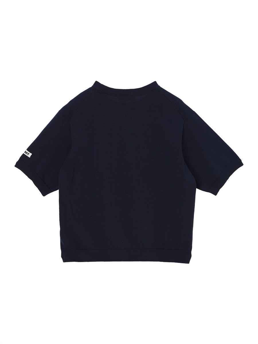cotton/acetate KNIT t-shirt(medium)