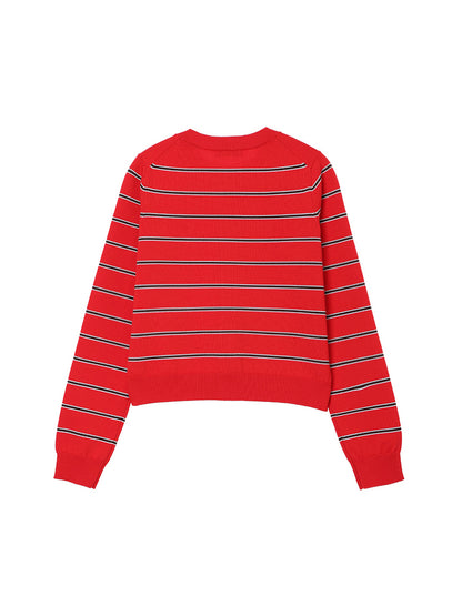 NKNIT logo cardigan
