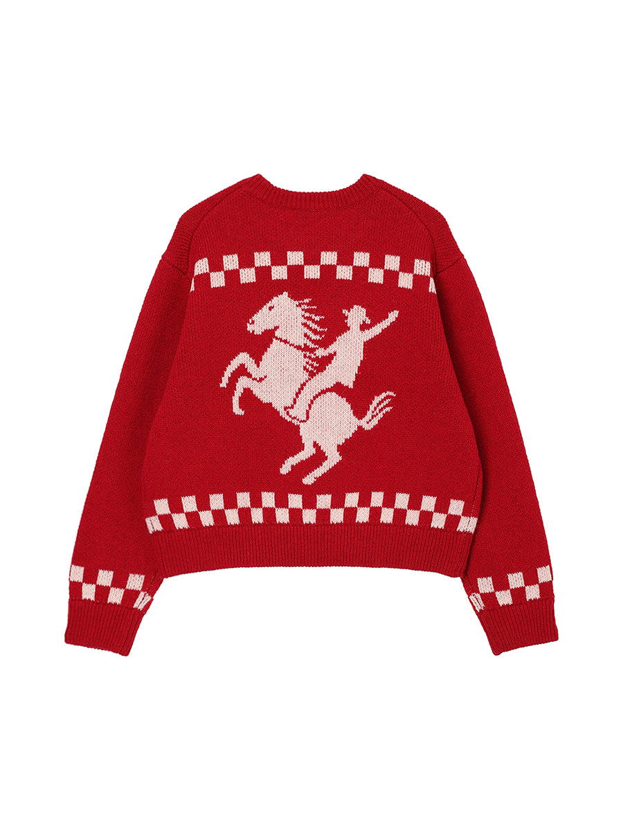 cowboy jacquard KNIT