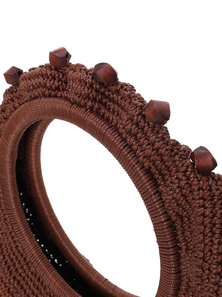 circle KNIT bag (large）