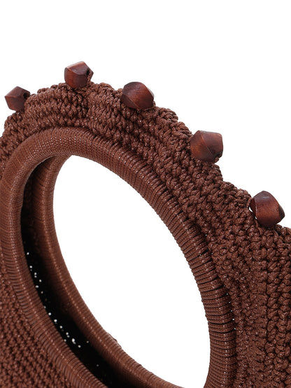 circle KNIT bag (large）