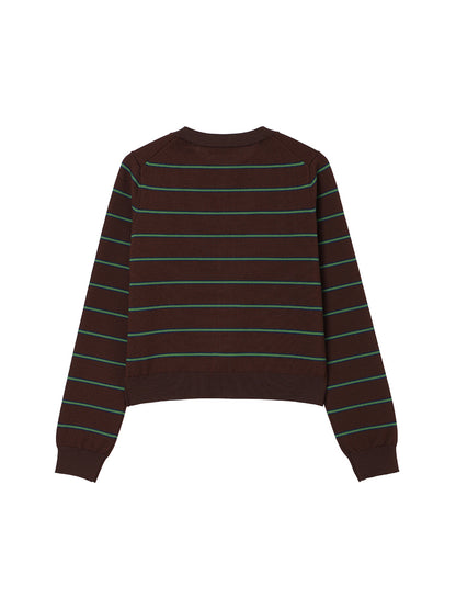 NKNIT logo cardigan