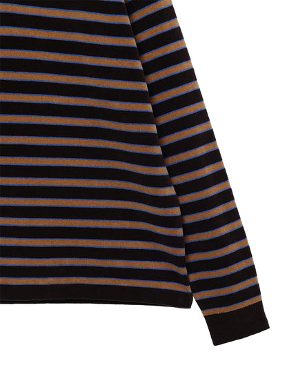 velvet touch KNIT polo shirt