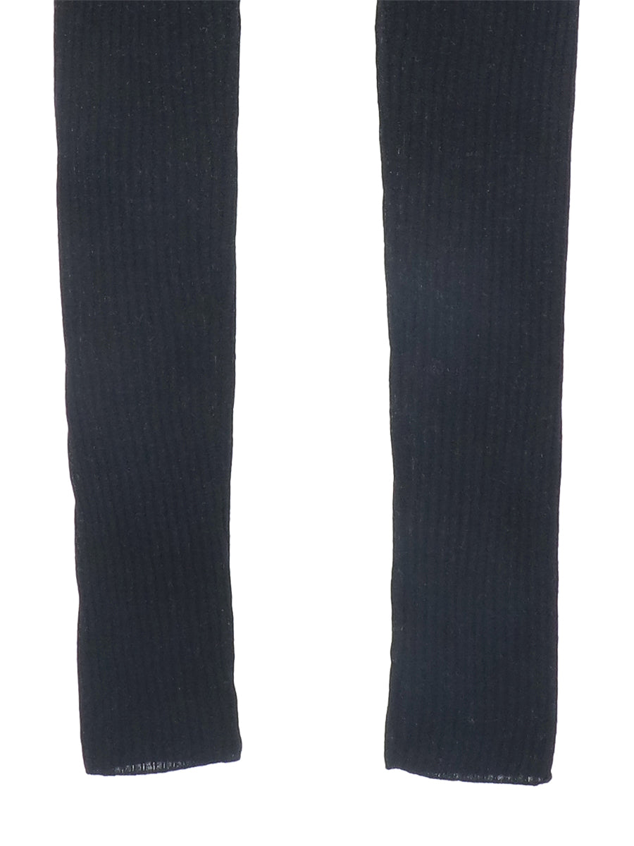 sheer rib KNIT leggings
