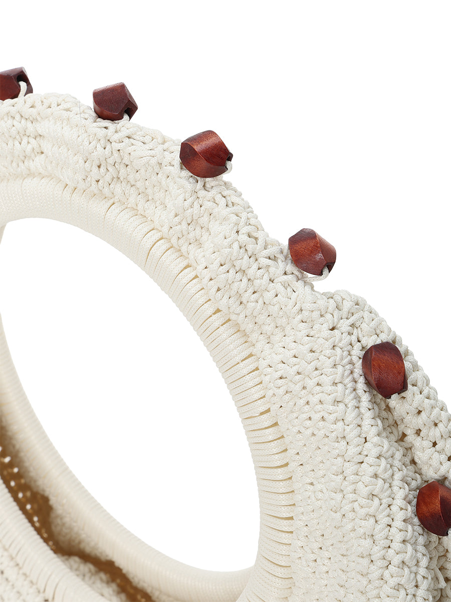 circle KNIT bag (large）