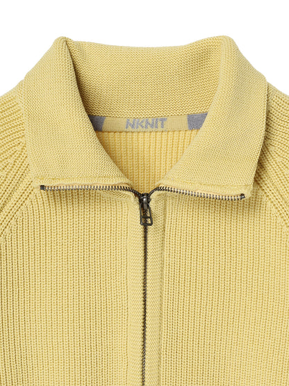 zip-up high neck KNIT【mini】