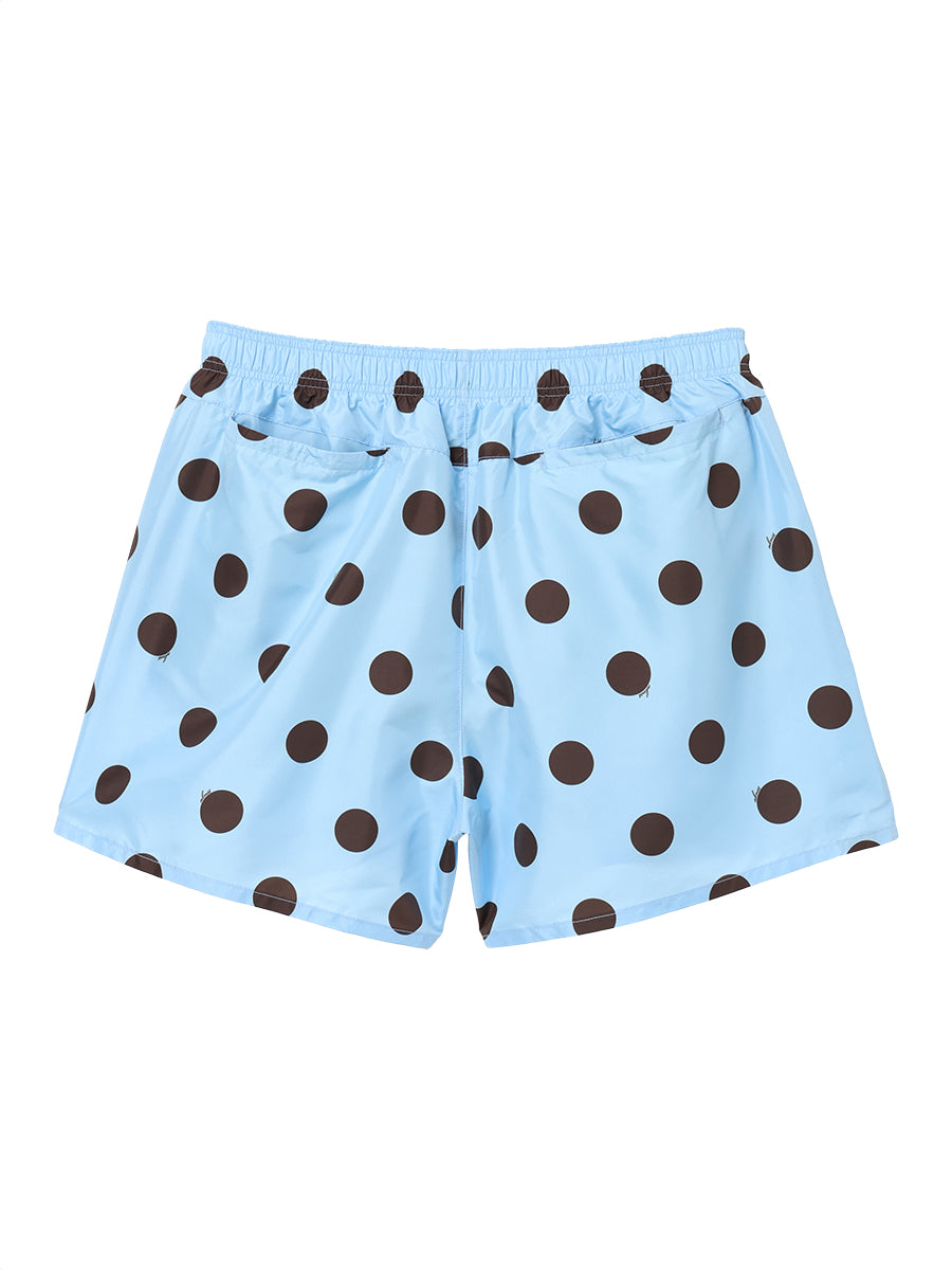 dot swim shorts