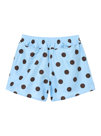 dot swim shorts