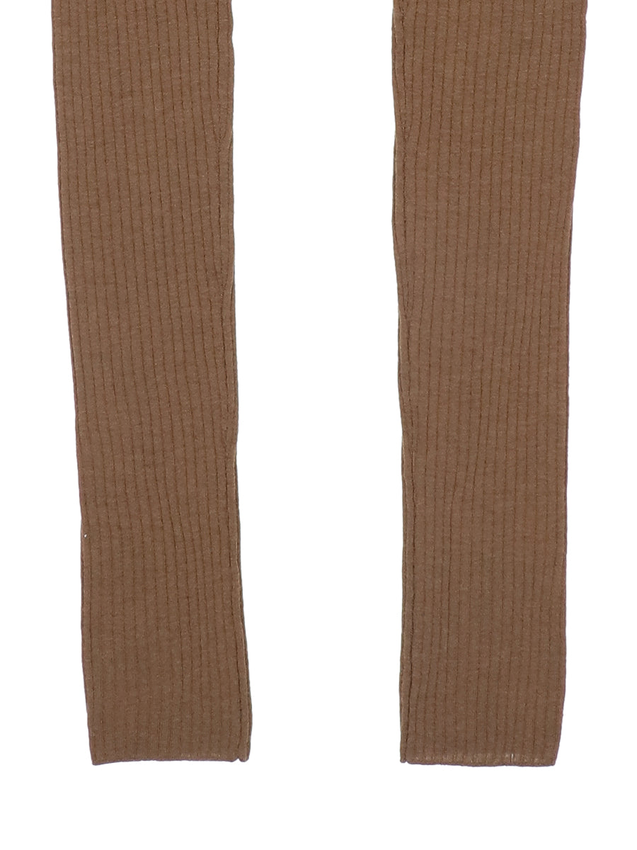 sheer rib KNIT leggings