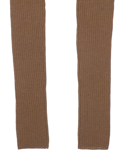 sheer rib KNIT leggings