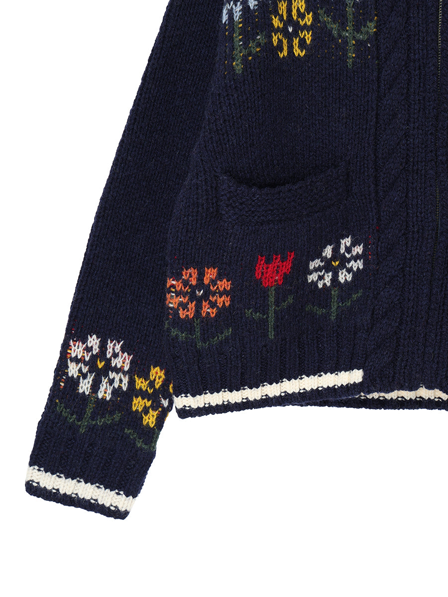 sweet home zip KNIT