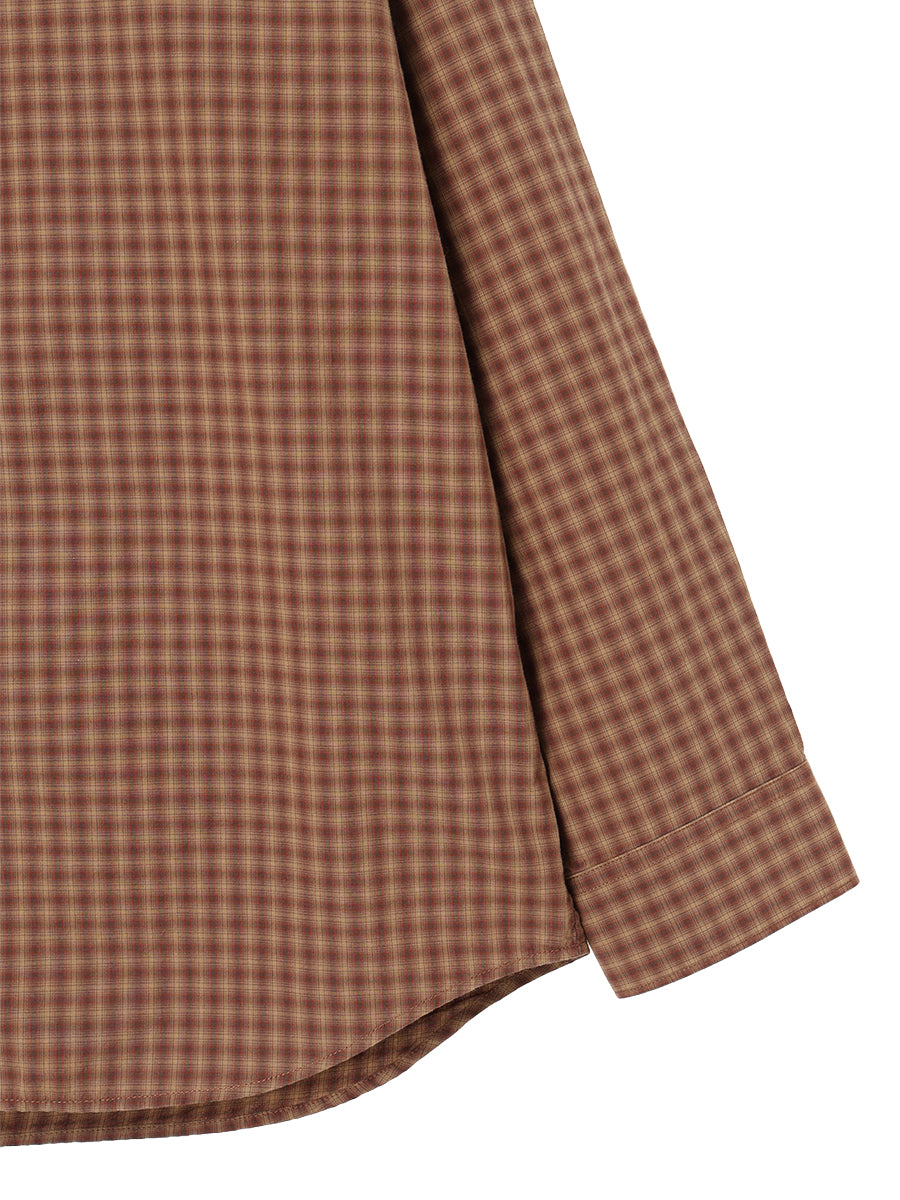 oversized checkered shirt