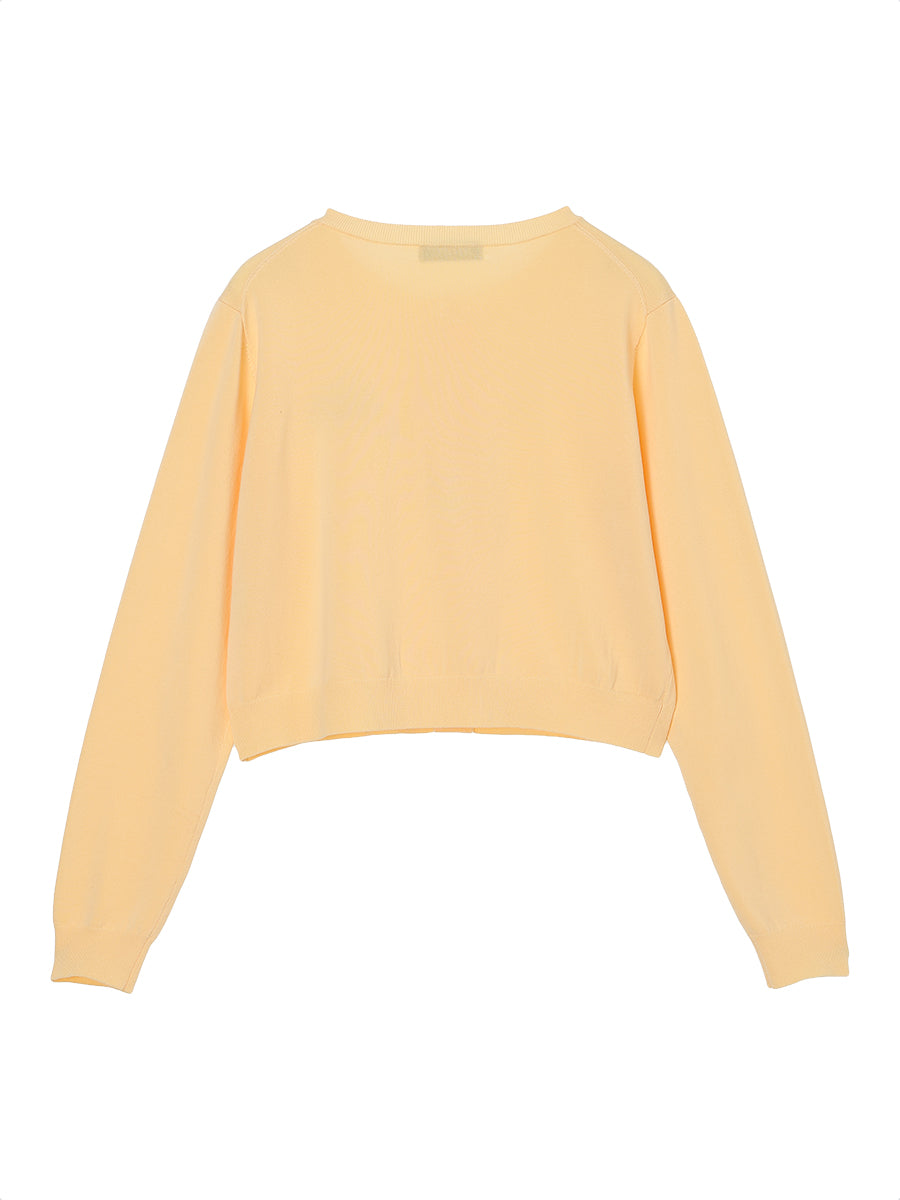 NKNIT logo cardigan