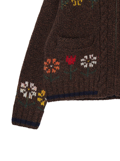 sweet home zip KNIT