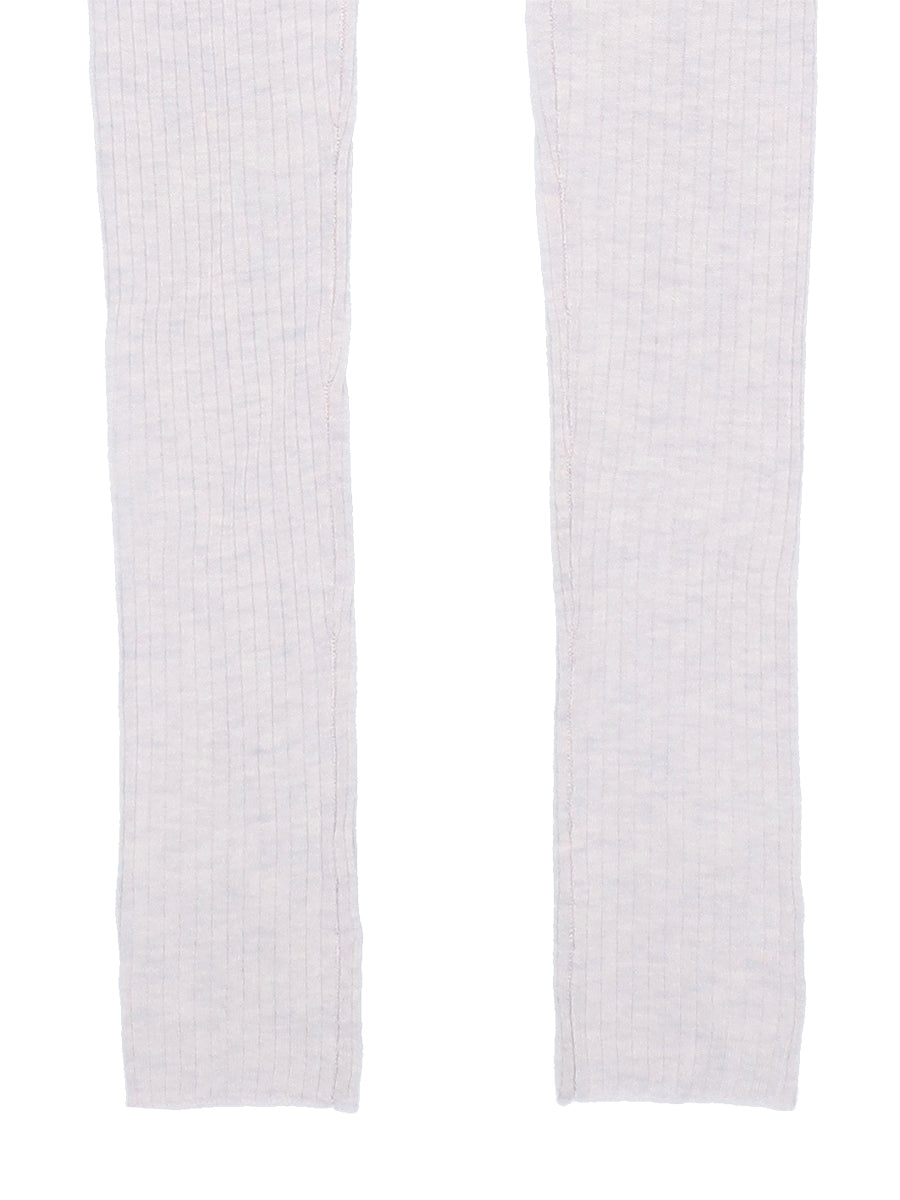 sheer rib KNIT leggings