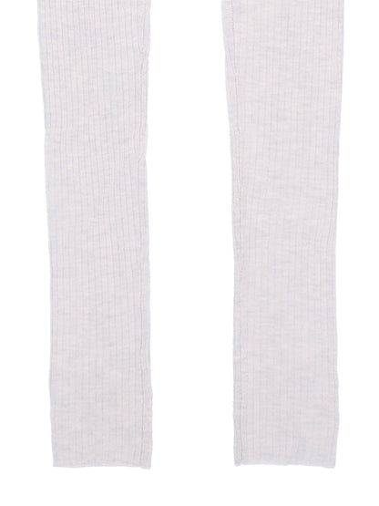 sheer rib KNIT leggings