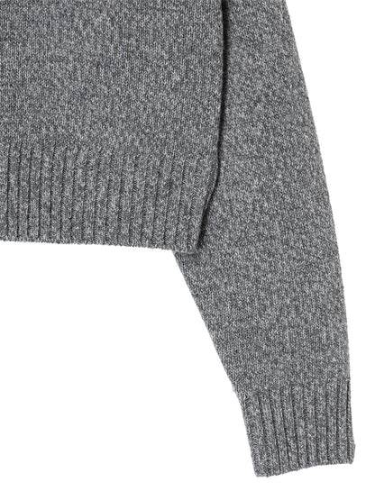 corduroy collar KNIT shirt