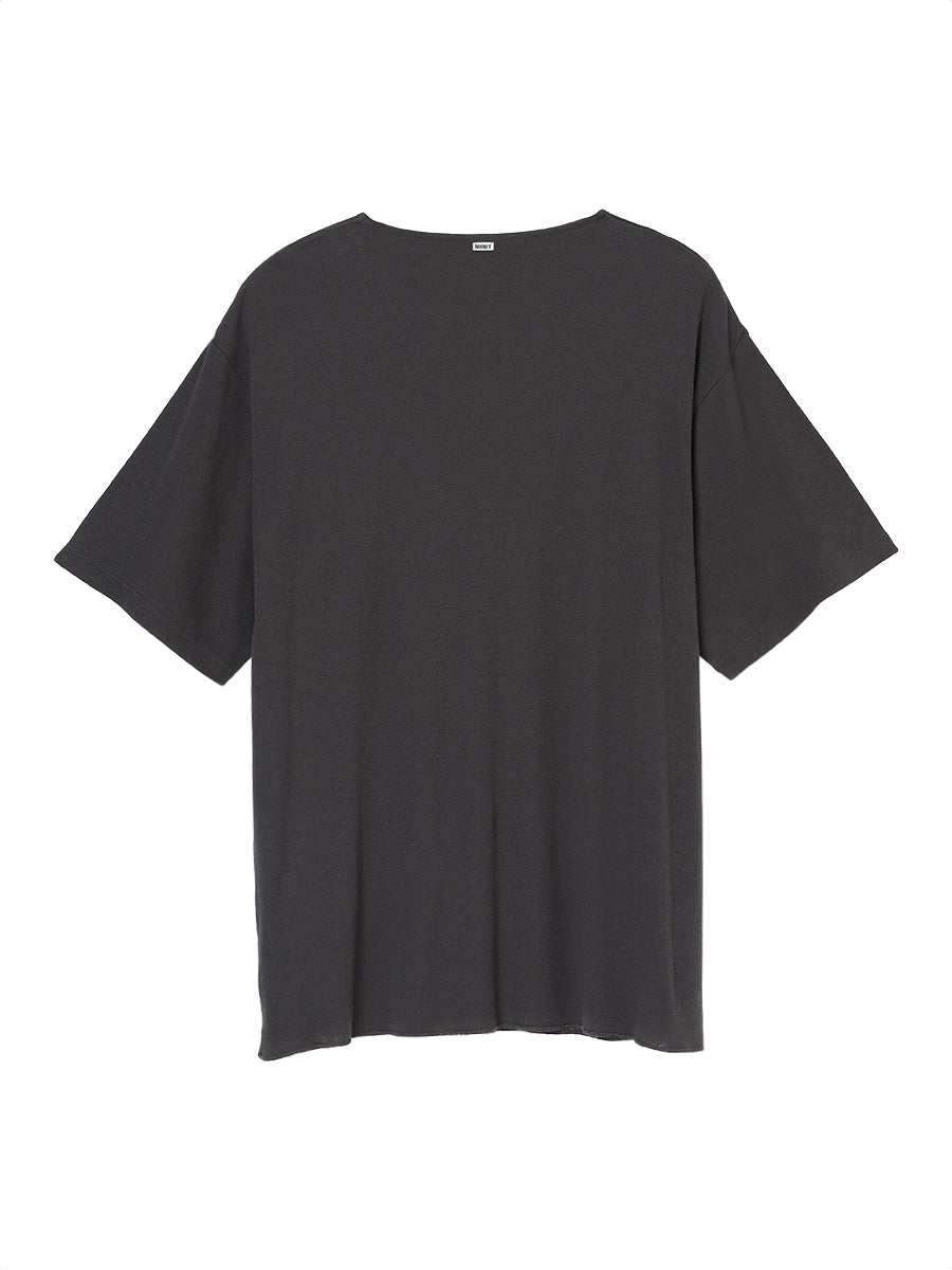 cotton/cashmere feathery T-shirt (big) – NKNIT