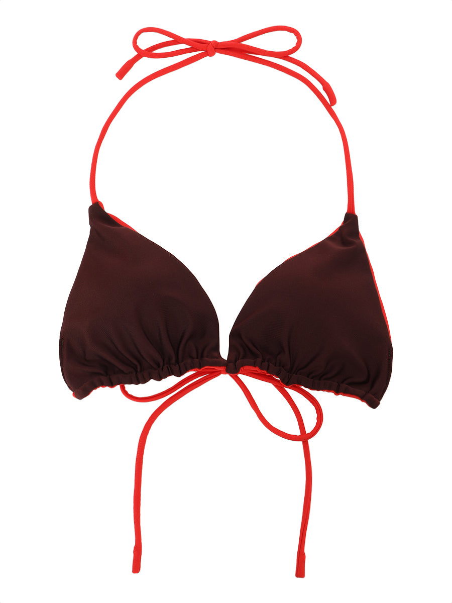 reversible swim bra top