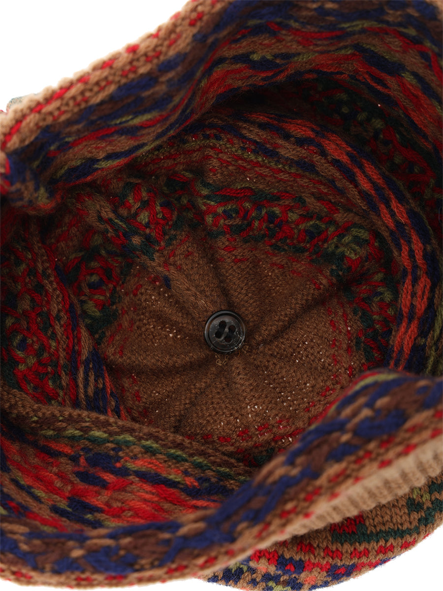 jacquard pattern KNIT beanie