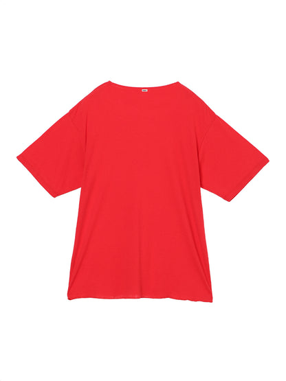cotton/cashmere feathery T-shirt (big)