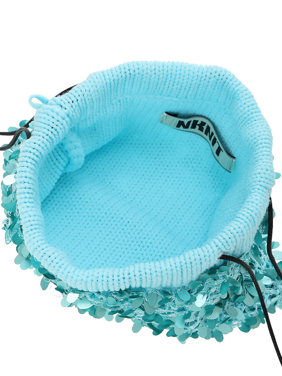 spangle KNIT mini bag
