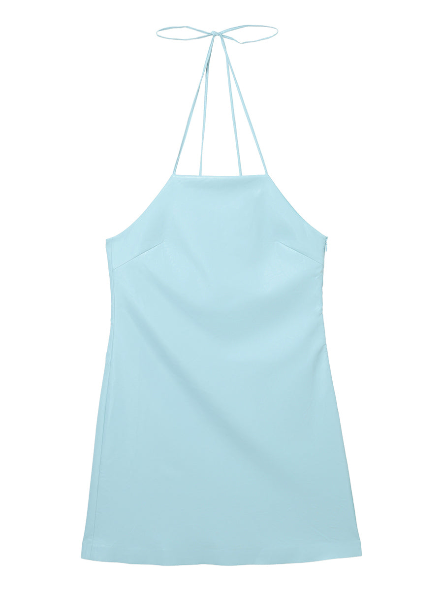 apron mini dress