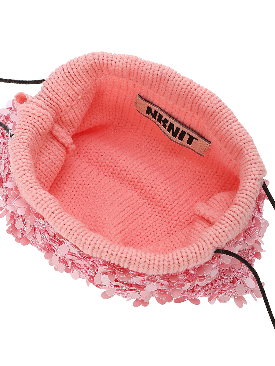 spangle KNIT mini bag