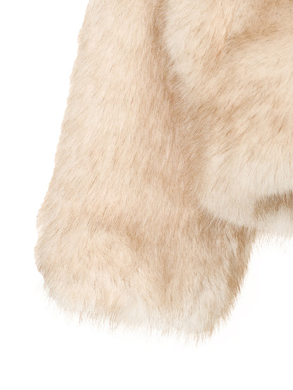 faux fur big jacket