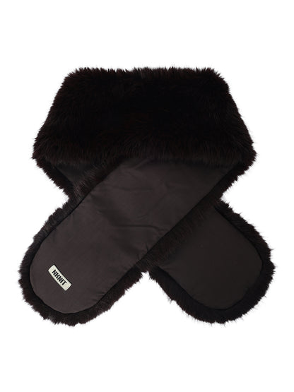 faux fur muffler