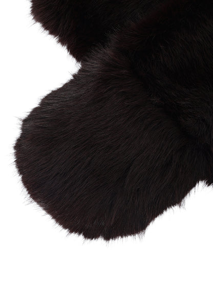 faux fur muffler
