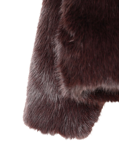 faux fur big jacket