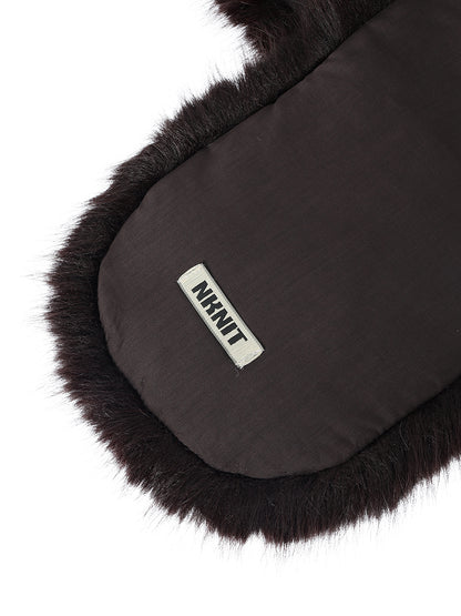 faux fur muffler