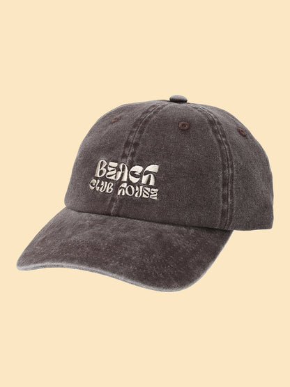 씻은 자수 캡