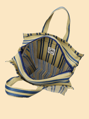 striped beach bag – NKNIT