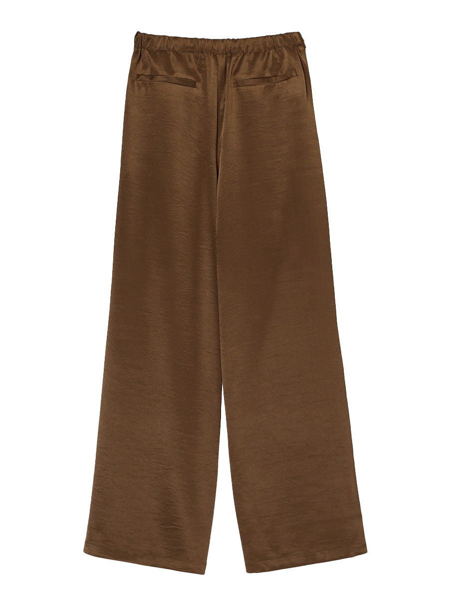NKNIT side ribbon pants ① ブラウン side ribbon pants – NKNIT