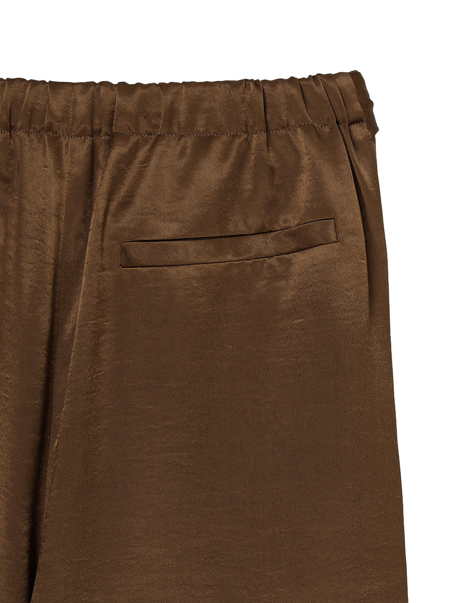 NKNIT side ribbon pants ① ブラウン side ribbon pants – NKNIT