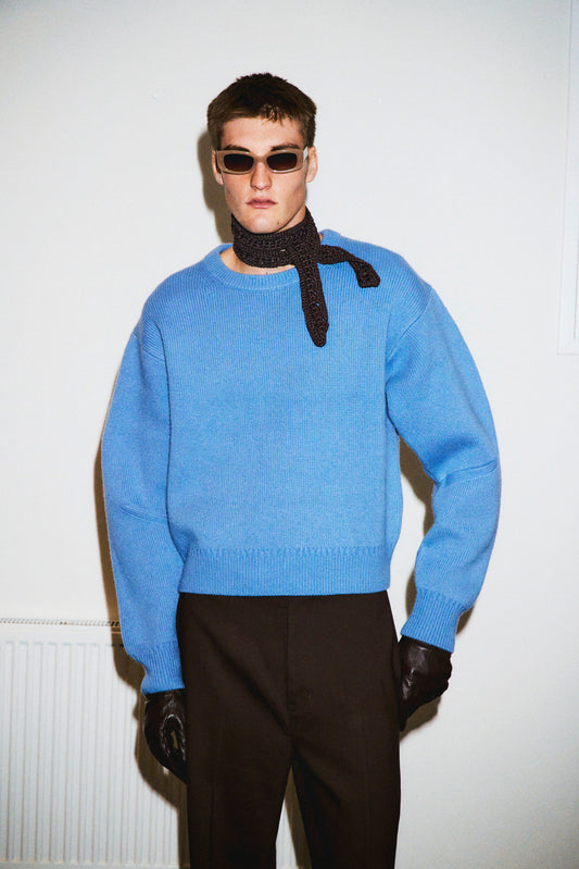 bent elbow wool KNIT