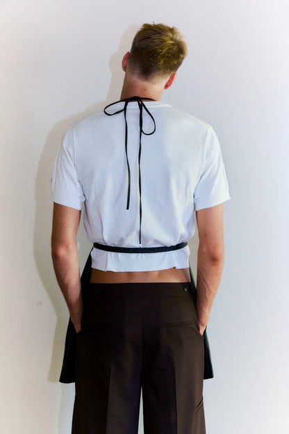 cotton/acetate KNIT t-shirt(medium)