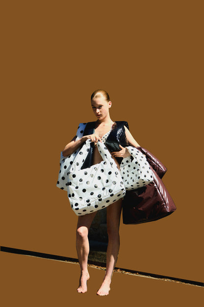 large padded box bag