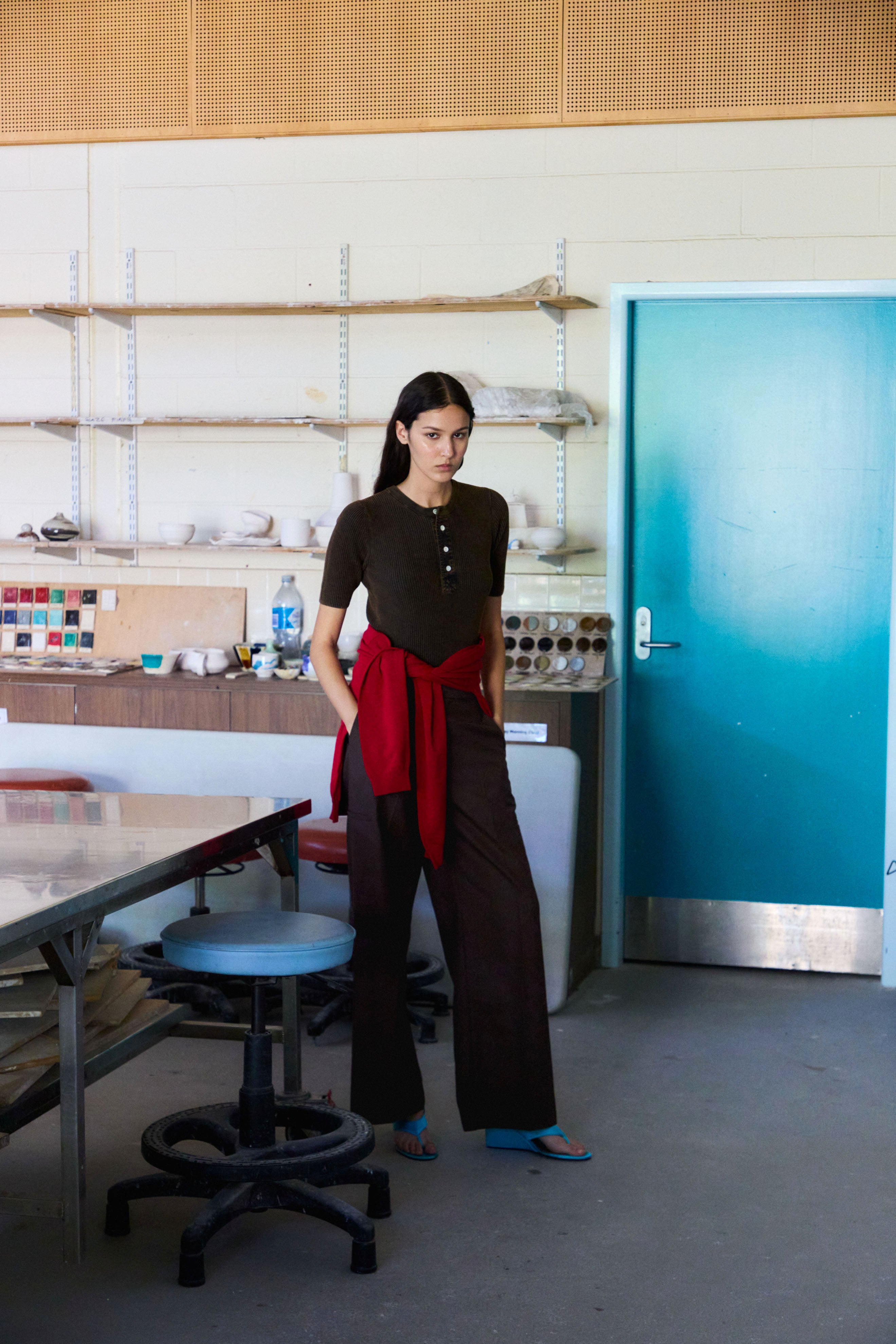 low rise slacks – NKNIT