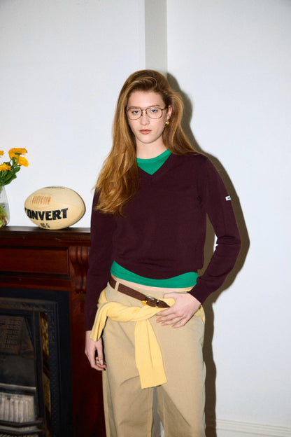 basic v-neck KNIT