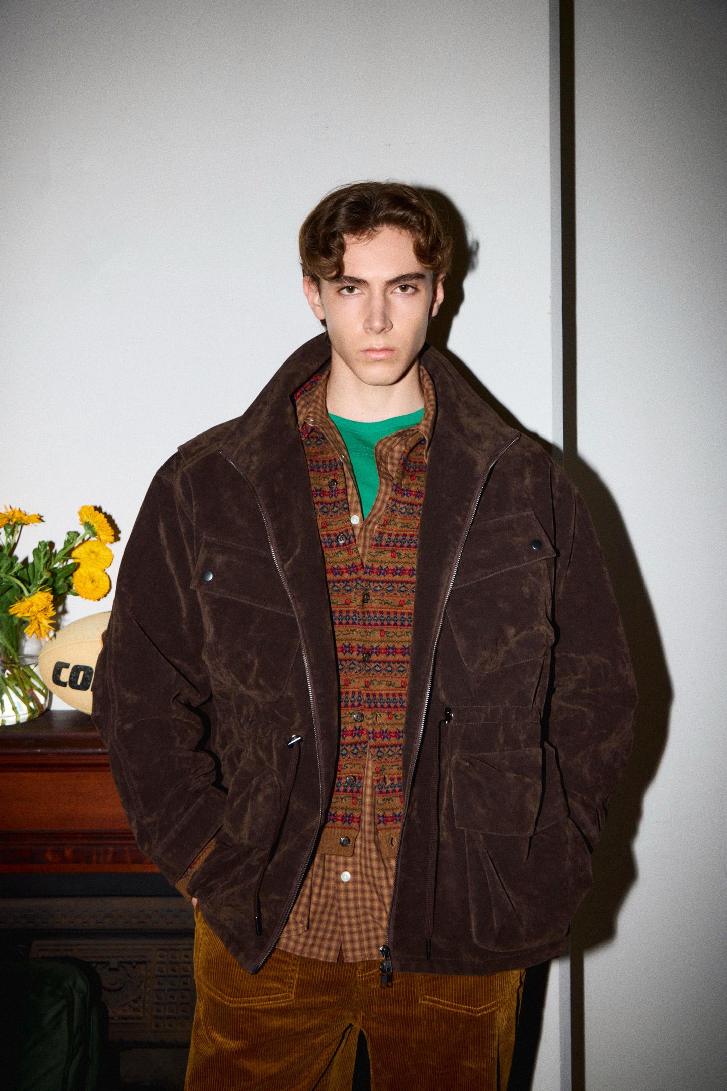 washed field jacket