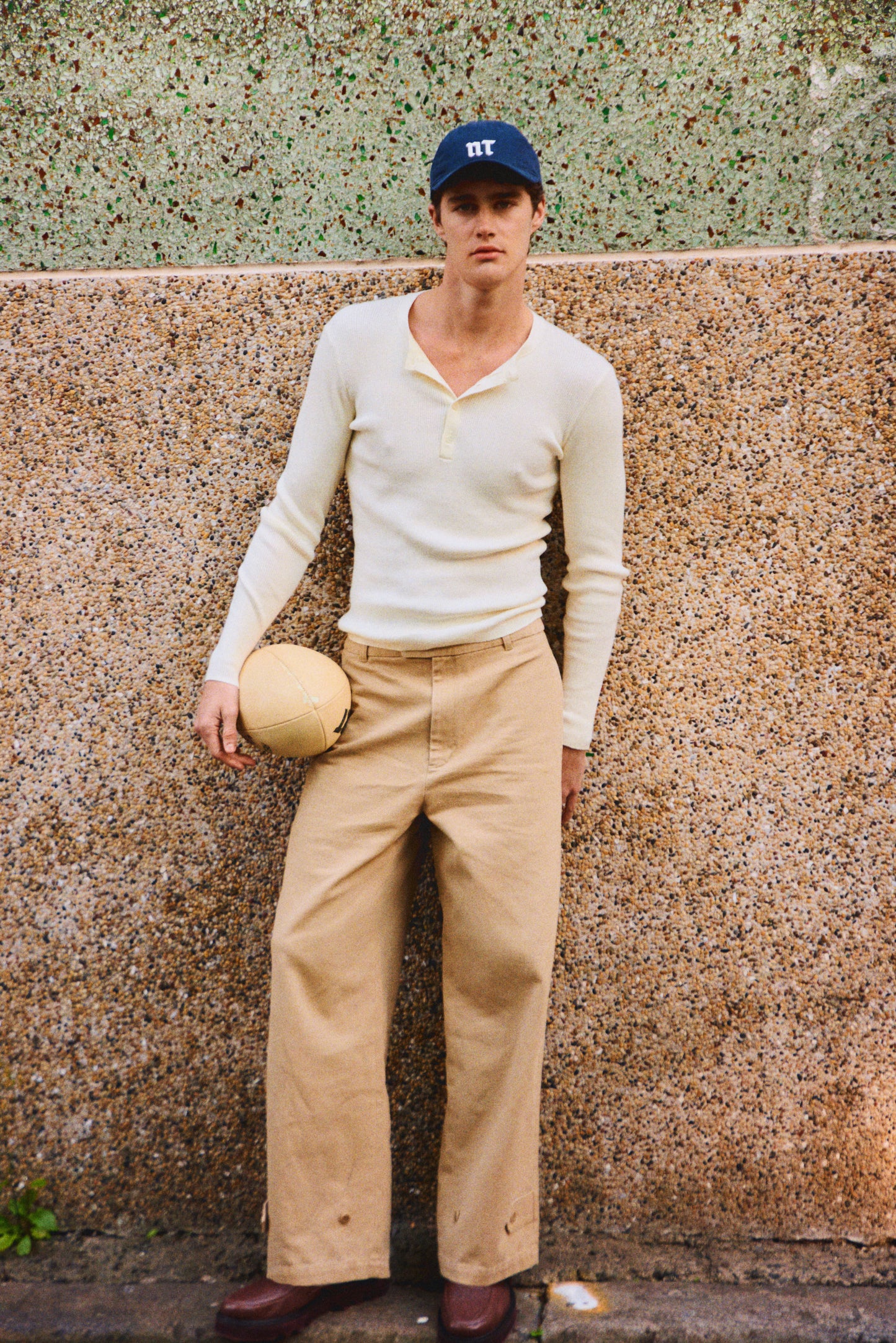 cotton henley KNIT