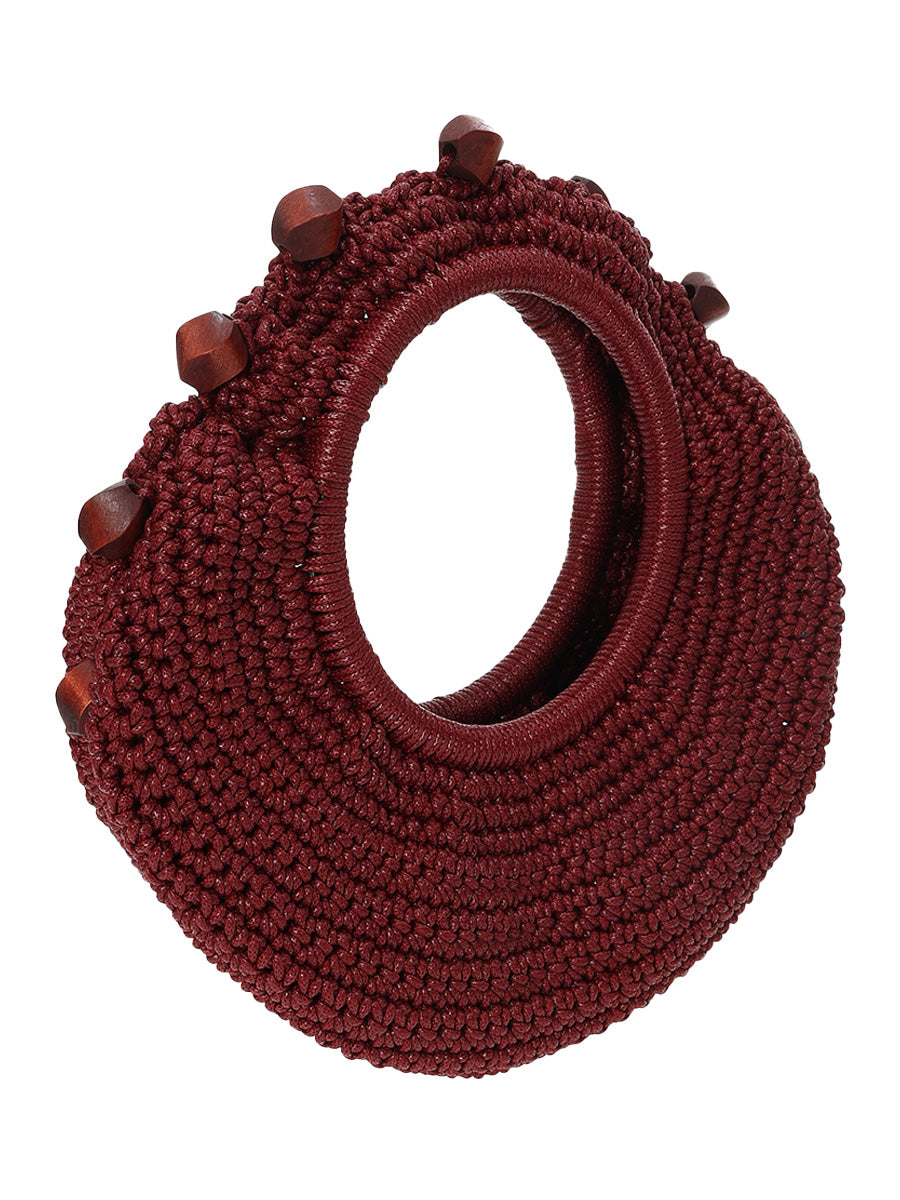 circle KNIT bag (small）